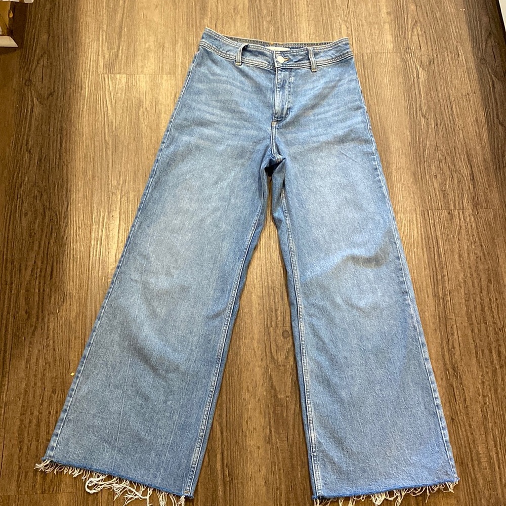 Mango Catherine wide leg Jeans size 4
